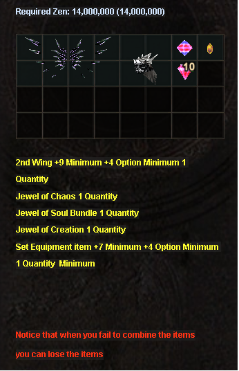 Wings Level 3 Combination